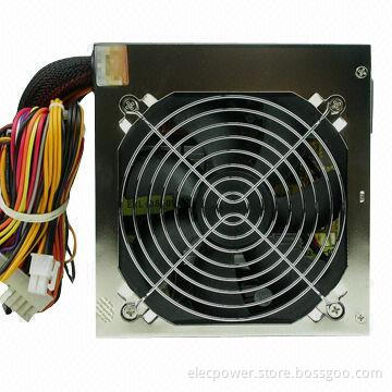 Gaming ATX Power Supply, 500W with 14cm Fan, 6-pin/8-pin